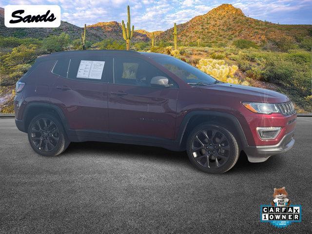 used 2021 Jeep Compass car, priced at $18,000