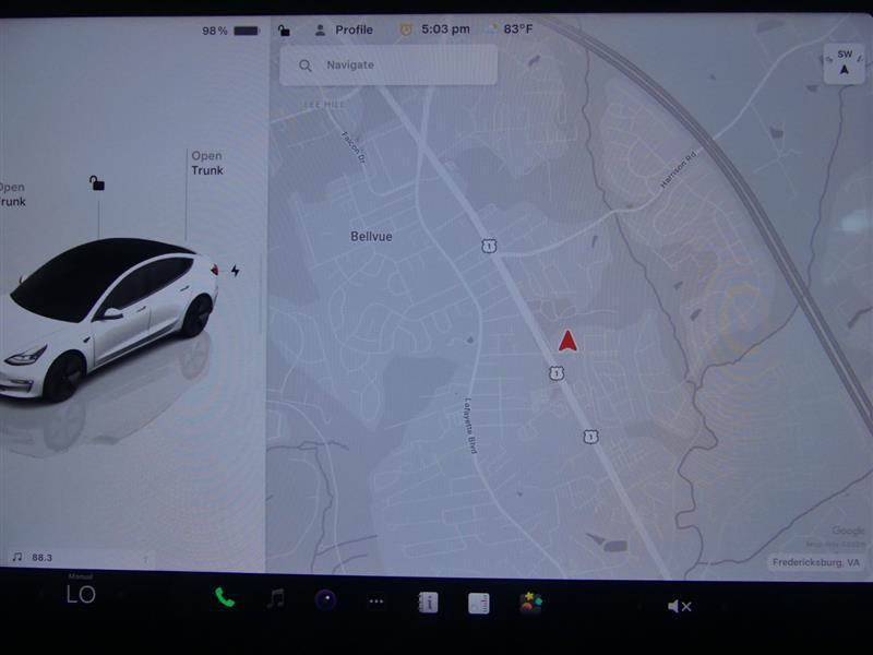 used 2023 Tesla Model 3 car, priced at $22,500
