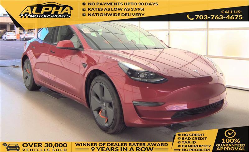 used 2023 Tesla Model 3 car, priced at $23,900