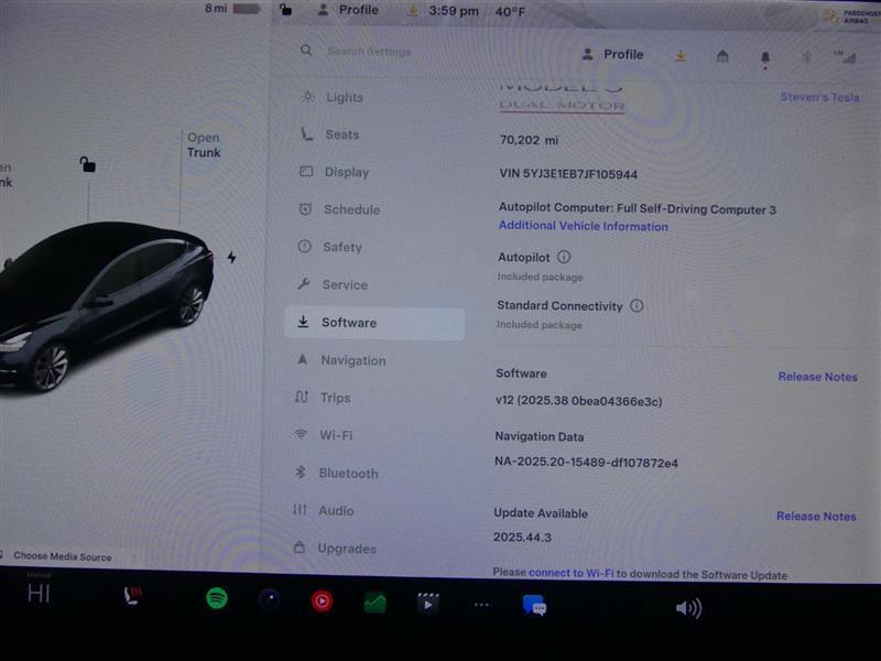used 2018 Tesla Model 3 car, priced at $17,800