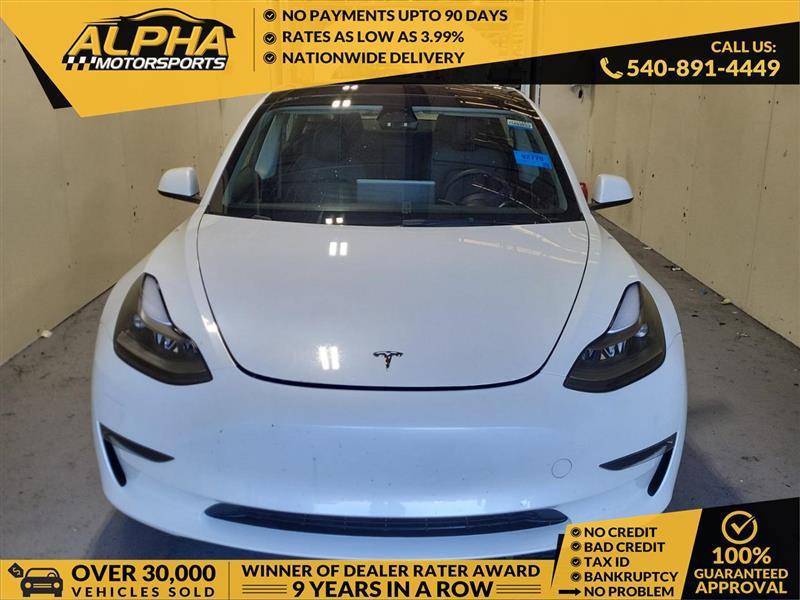 used 2023 Tesla Model 3 car, priced at $22,900