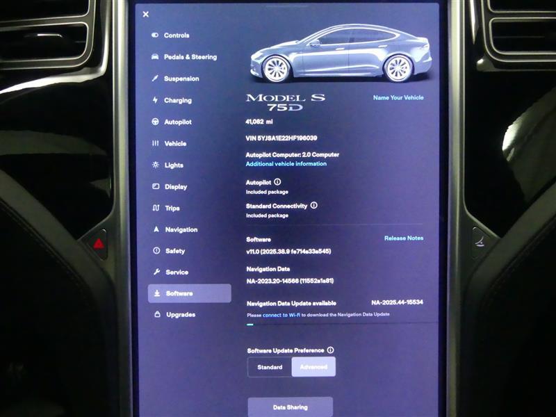 used 2017 Tesla Model S car, priced at $22,500