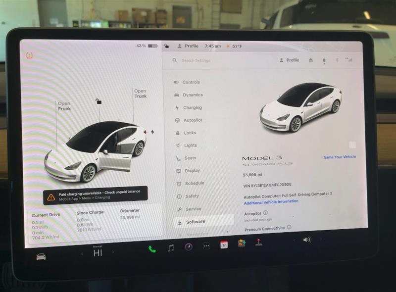 used 2021 Tesla Model 3 car, priced at $18,500