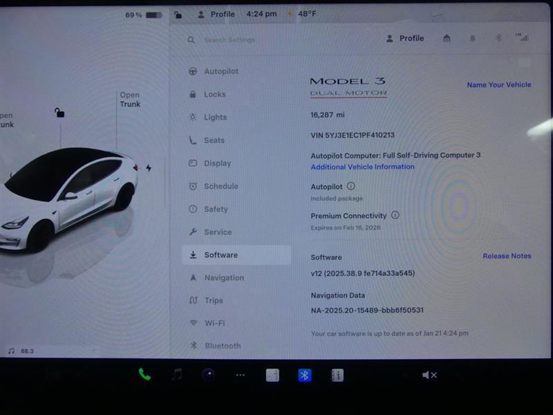 used 2023 Tesla Model 3 car, priced at $31,000