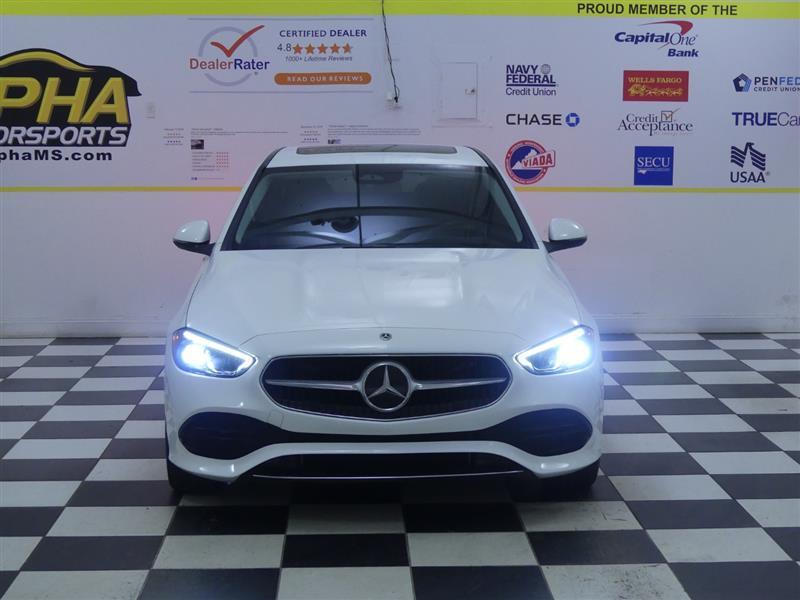 used 2022 Mercedes-Benz C-Class car, priced at $27,500