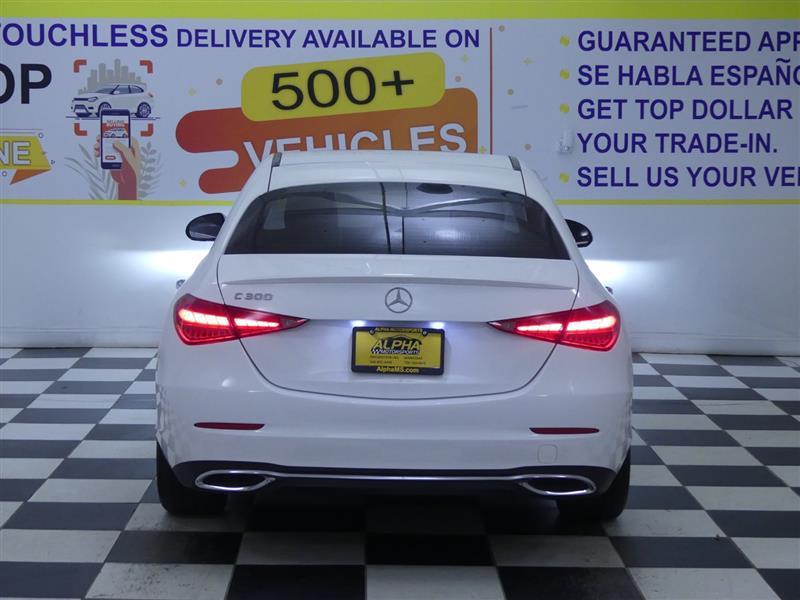 used 2022 Mercedes-Benz C-Class car, priced at $27,500
