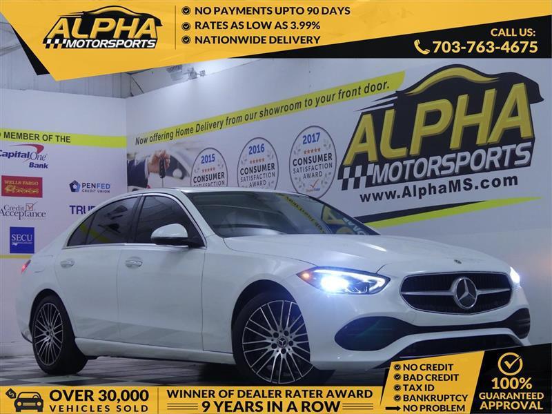 used 2022 Mercedes-Benz C-Class car, priced at $27,500