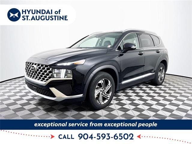 used 2021 Hyundai Santa Fe car, priced at $17,265