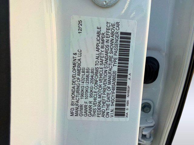 new 2025 Honda Accord car, priced at $30,801