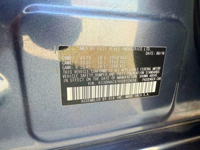 used 2017 Subaru Legacy car, priced at $14,999