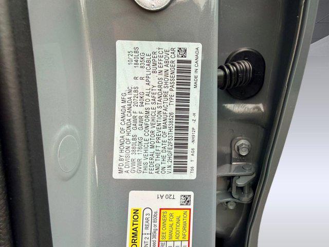 new 2026 Honda Civic car, priced at $27,031