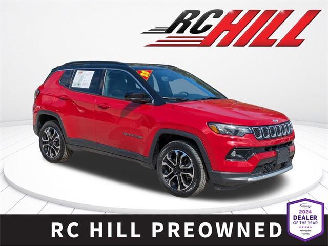 used 2023 Jeep Compass car, priced at $18,500