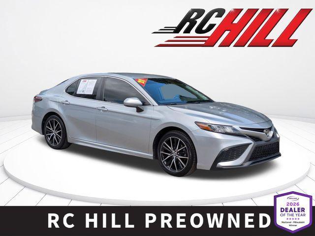 used 2021 Toyota Camry car, priced at $18,400