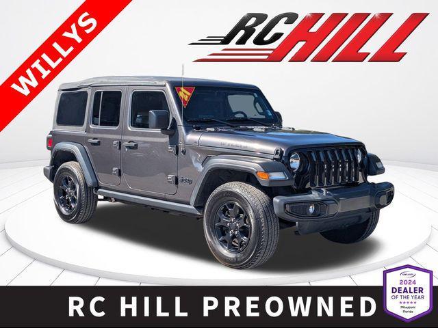 used 2021 Jeep Wrangler Unlimited car, priced at $25,900