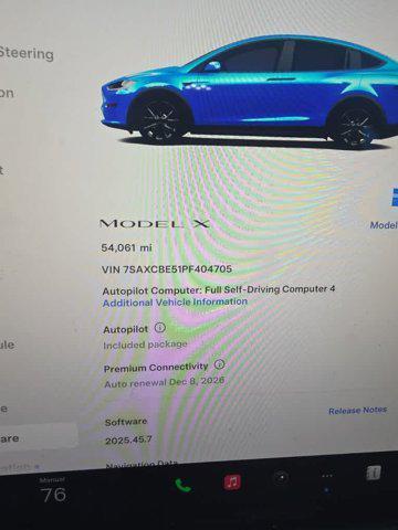 used 2023 Tesla Model X car, priced at $47,997