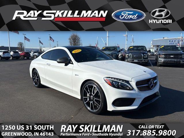 used 2017 Mercedes-Benz AMG C 43 car, priced at $25,915