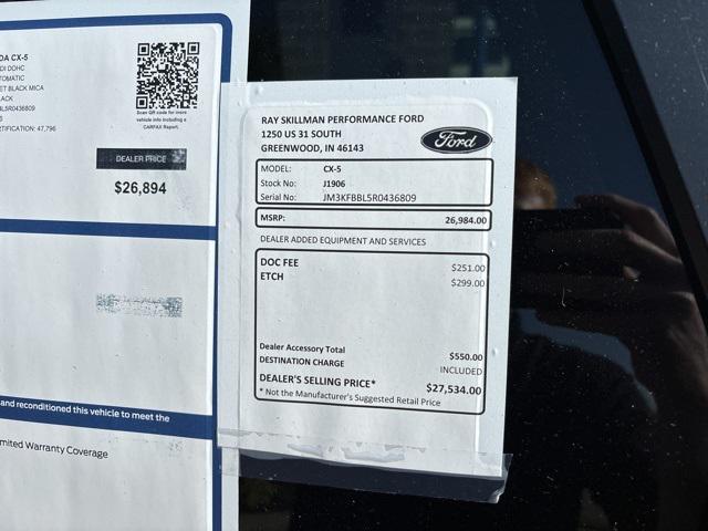 used 2024 Mazda CX-5 car, priced at $24,995