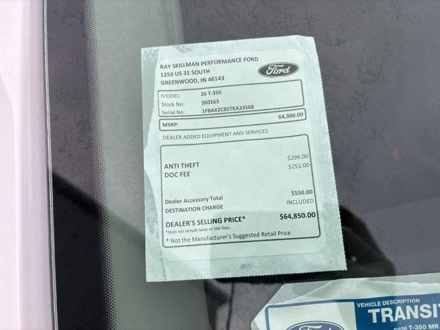new 2026 Ford Transit-350 car, priced at $61,584