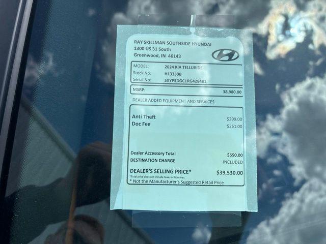 used 2024 Kia Telluride car, priced at $38,350