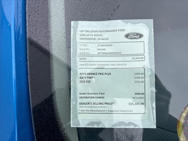 new 2025 Ford Maverick car, priced at $32,070
