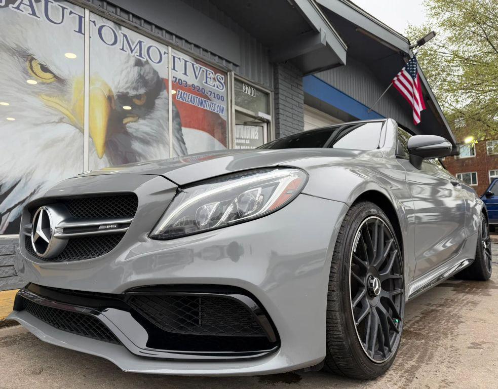 used 2018 Mercedes-Benz AMG C 63 car, priced at $39,000