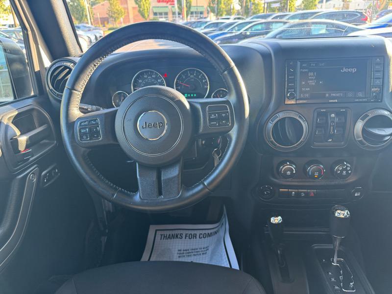 used 2017 Jeep Wrangler Unlimited car, priced at $14,695