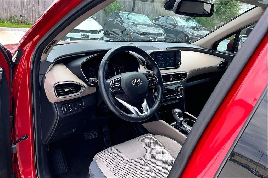 used 2020 Hyundai Santa Fe car, priced at $19,125