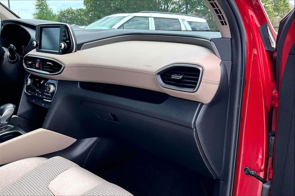used 2020 Hyundai Santa Fe car, priced at $19,125