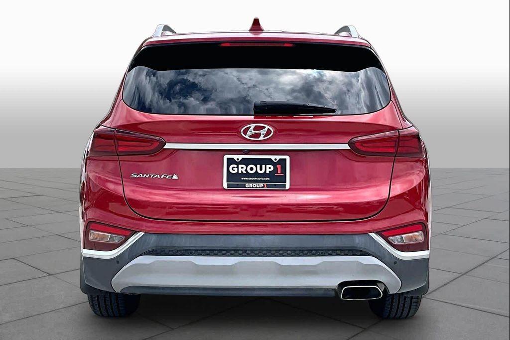 used 2020 Hyundai Santa Fe car, priced at $19,125
