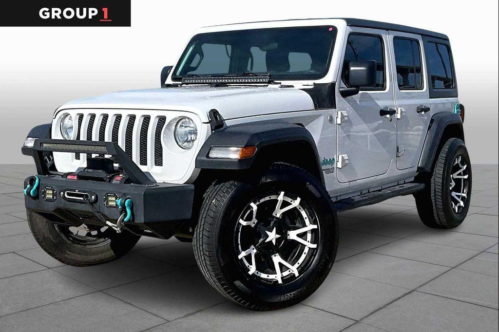 used 2018 Jeep Wrangler Unlimited car, priced at $18,691
