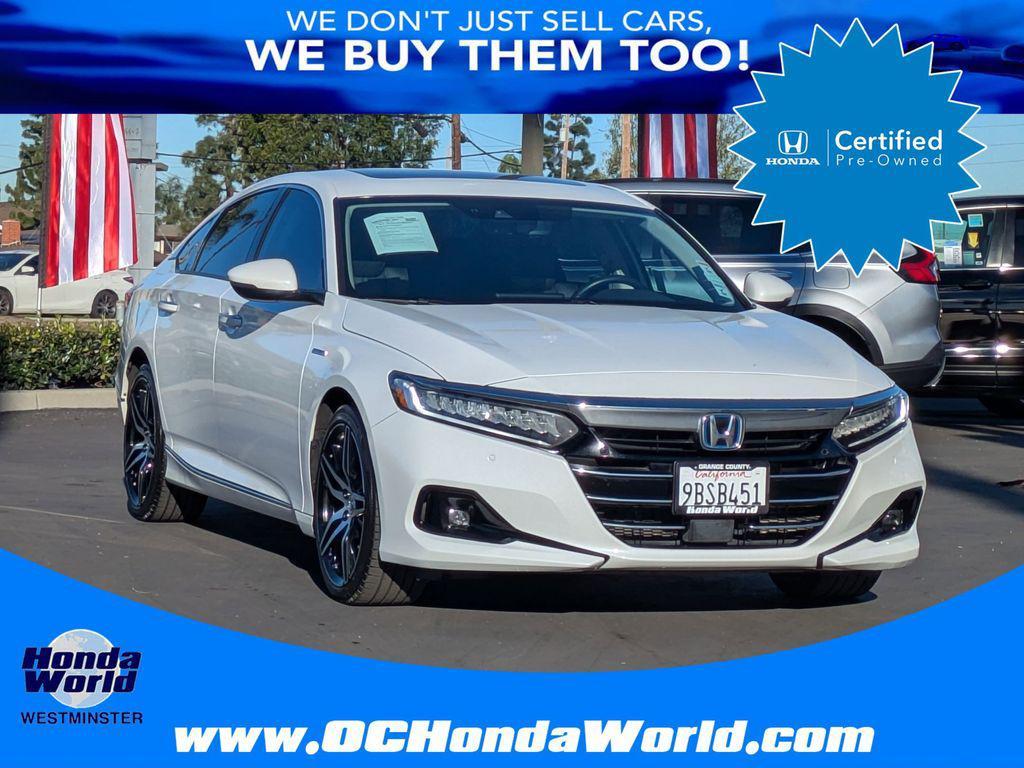 used 2022 Honda Accord Hybrid car, priced at $23,817