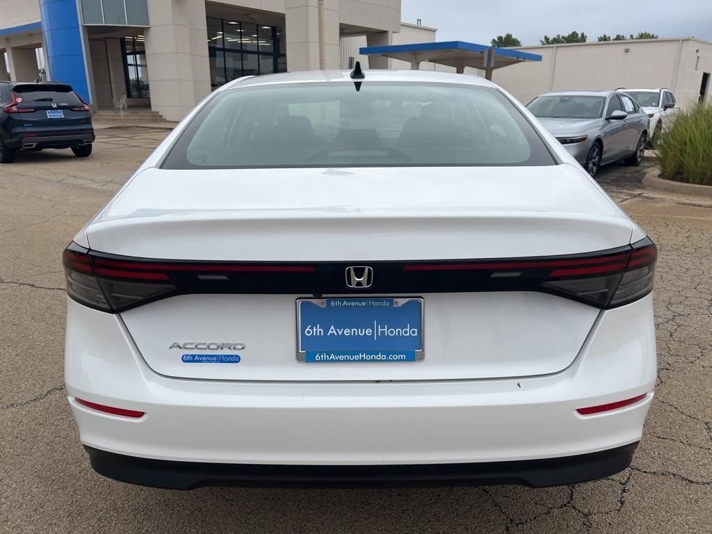 new 2025 Honda Accord car, priced at $30,807