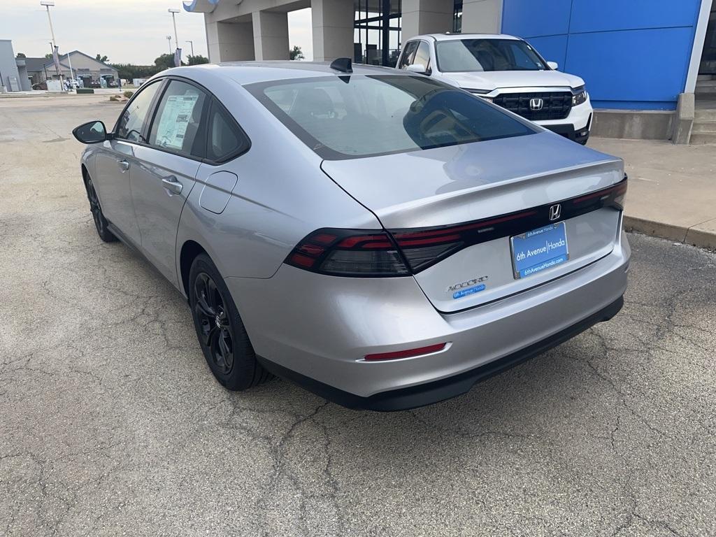 new 2025 Honda Accord car, priced at $30,375
