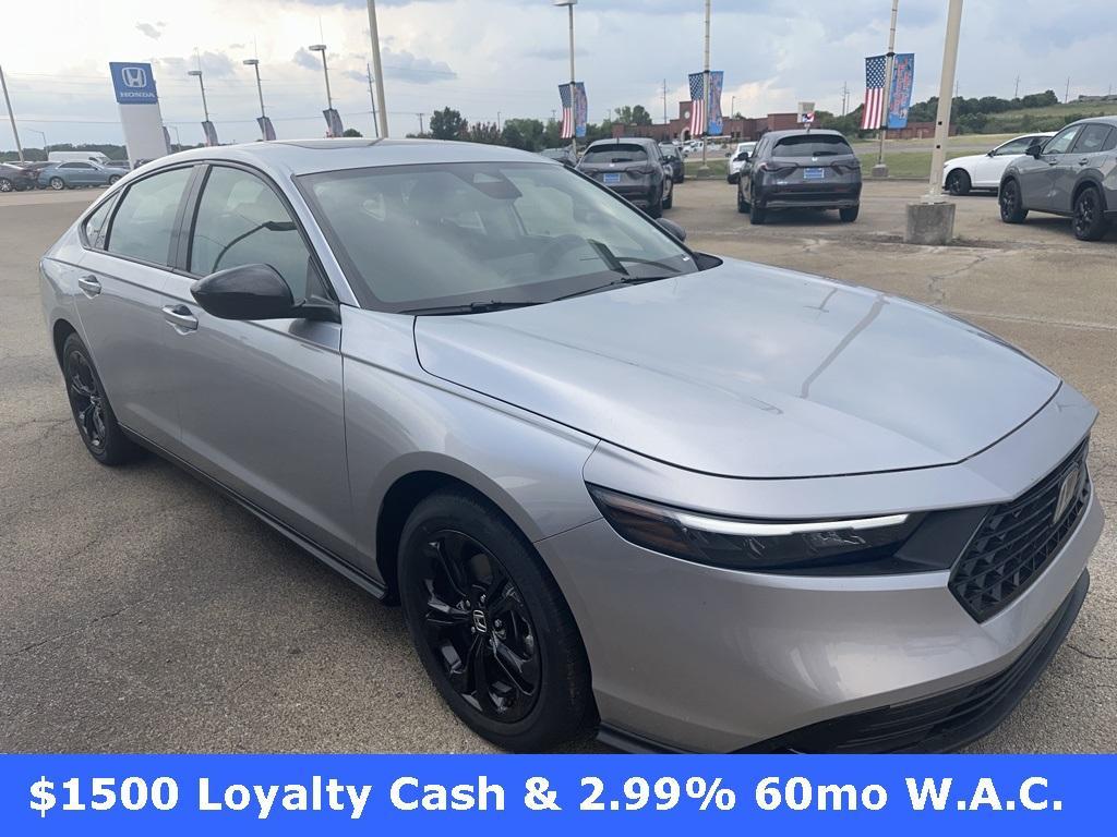 new 2025 Honda Accord car, priced at $30,375