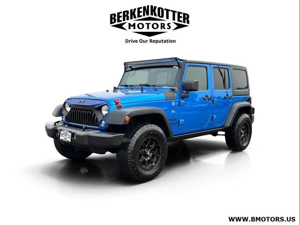 used 2015 Jeep Wrangler Unlimited car, priced at $13,998