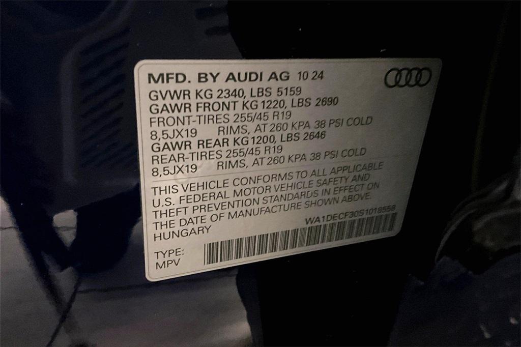 used 2025 Audi Q3 car, priced at $36,488