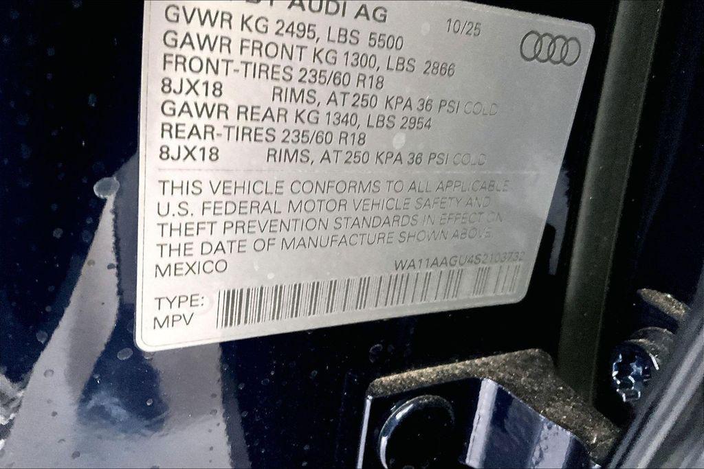 new 2025 Audi Q5 car, priced at $55,980