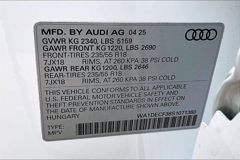 used 2025 Audi Q3 car, priced at $34,988