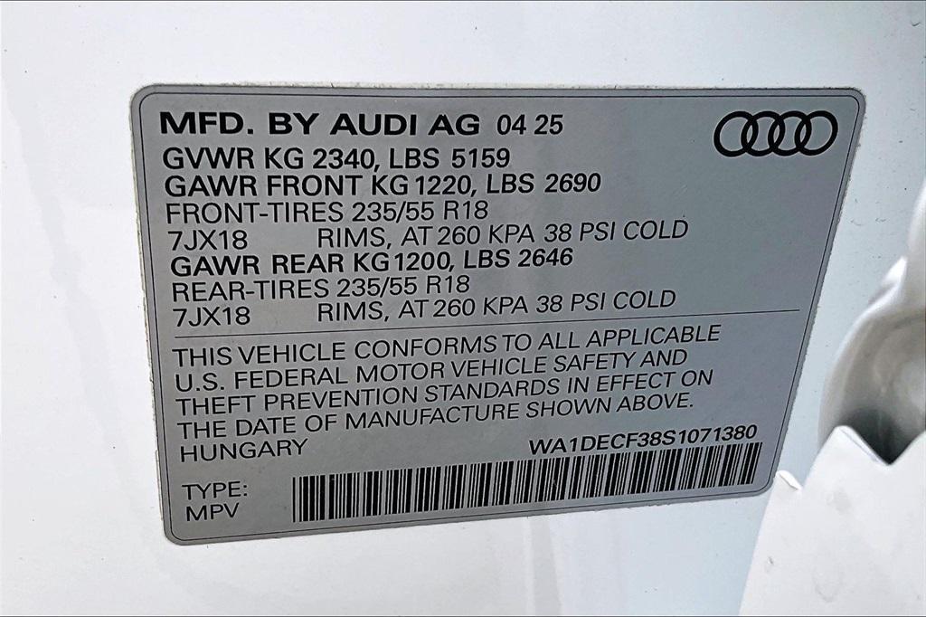 used 2025 Audi Q3 car, priced at $34,988