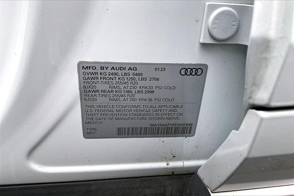 used 2023 Audi Q5 car, priced at $34,988