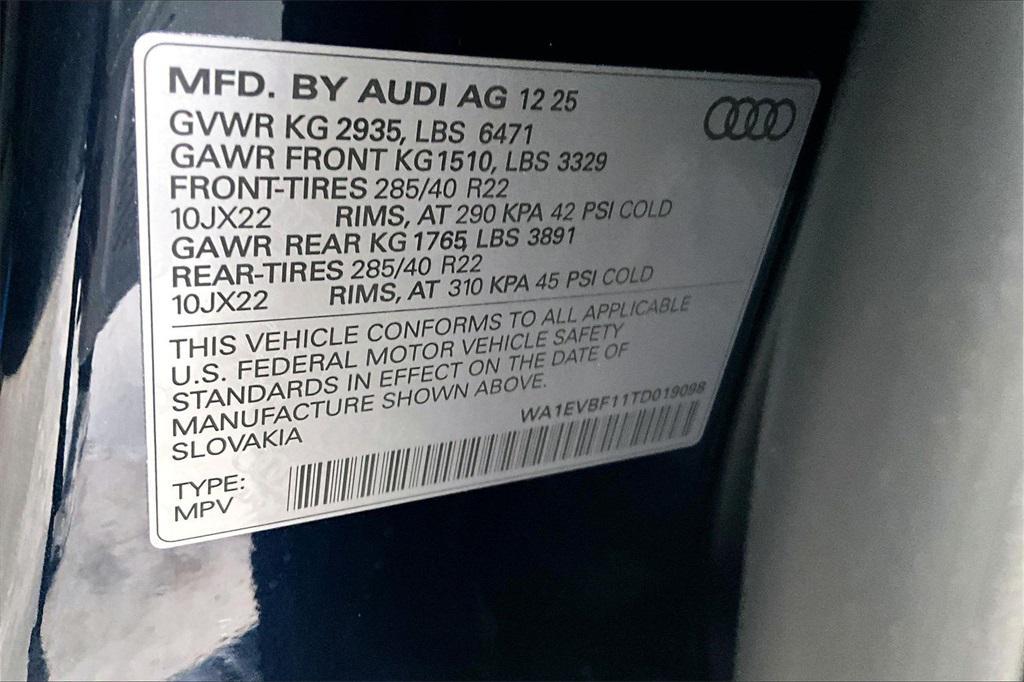 new 2026 Audi Q8 car, priced at $86,565