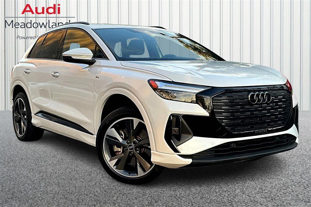 used 2024 Audi Q4 e-tron car, priced at $31,888