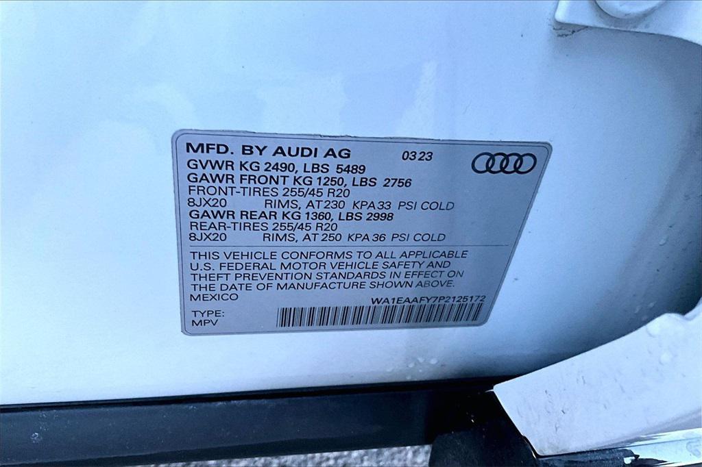 used 2023 Audi Q5 car, priced at $29,888