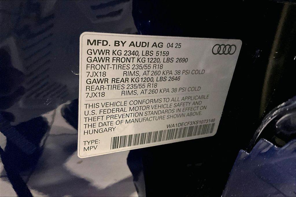 used 2025 Audi Q3 car, priced at $35,788