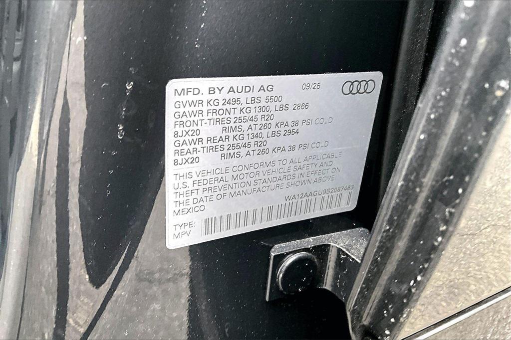 new 2025 Audi Q5 car, priced at $60,630