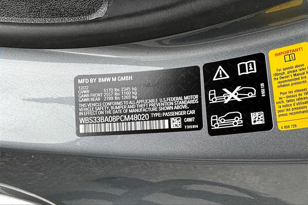 used 2023 BMW M4 car, priced at $68,988