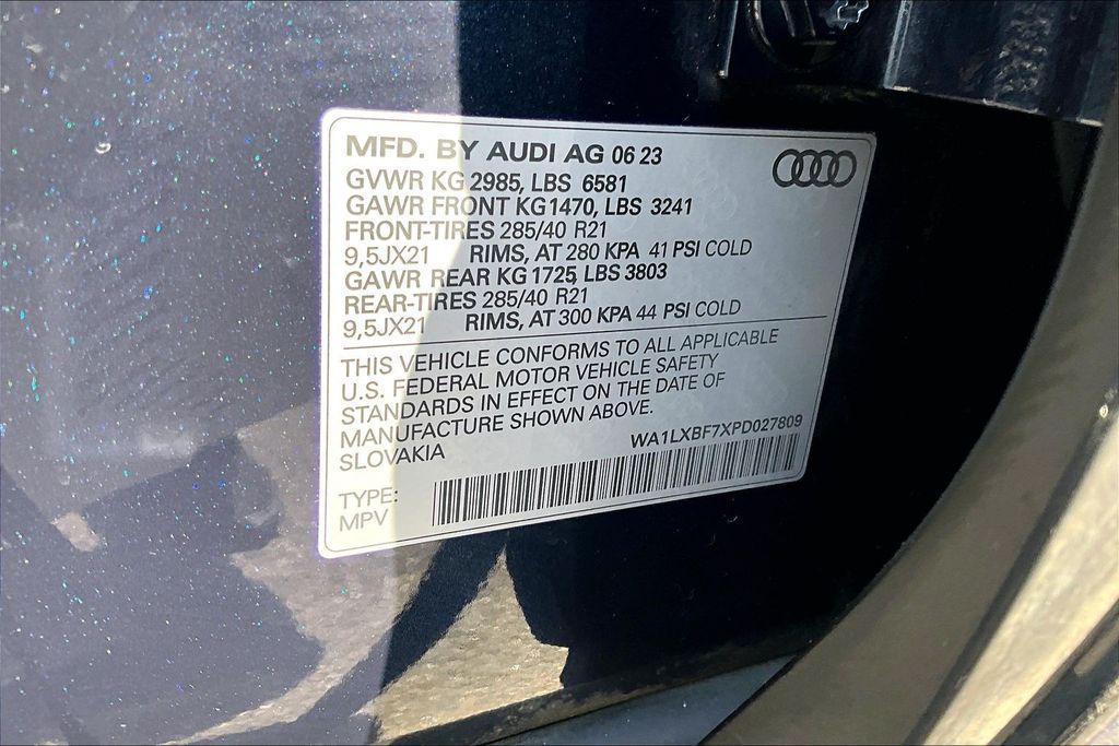 used 2023 Audi Q7 car, priced at $46,988