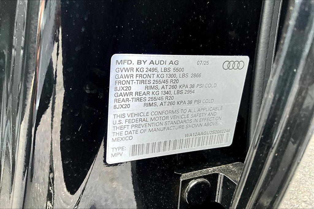 new 2025 Audi Q5 car, priced at $60,630