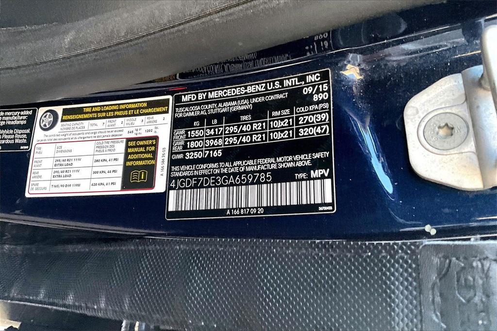 used 2016 Mercedes-Benz GL-Class car, priced at $19,488