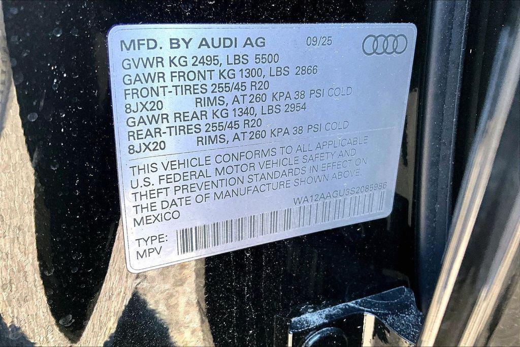 new 2025 Audi Q5 car, priced at $60,630